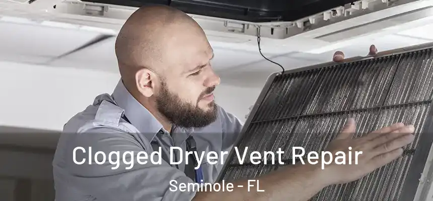 Clogged Dryer Vent Repair Seminole - FL